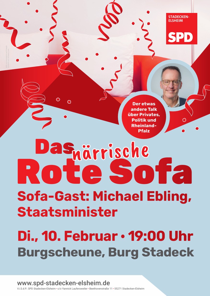 Das närrische rote Sofa